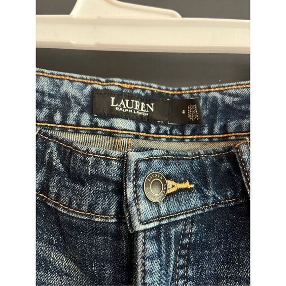 Lauren Ralph Lauren High-Rise Straight Ankle Jeans Size 4 - Picture 5 of 7